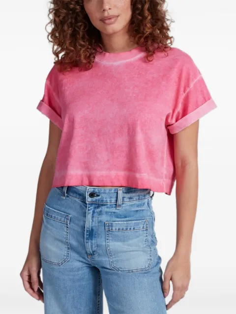 ASKK NY acid-wash rolled-cuff T-shirt
