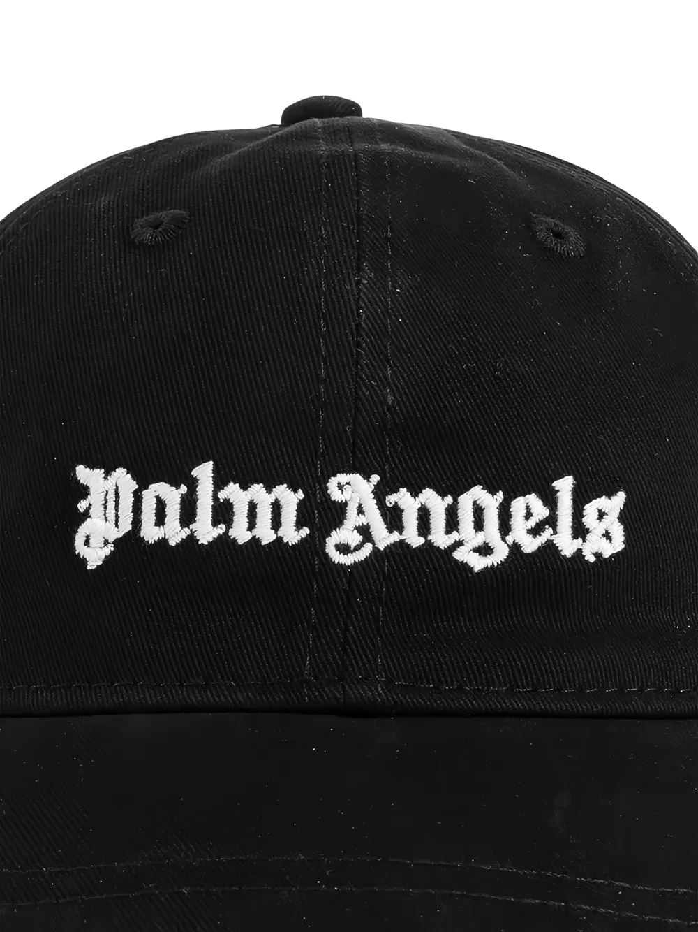Palm Angels Kids Honkbalpet met geborduurd logo Zwart