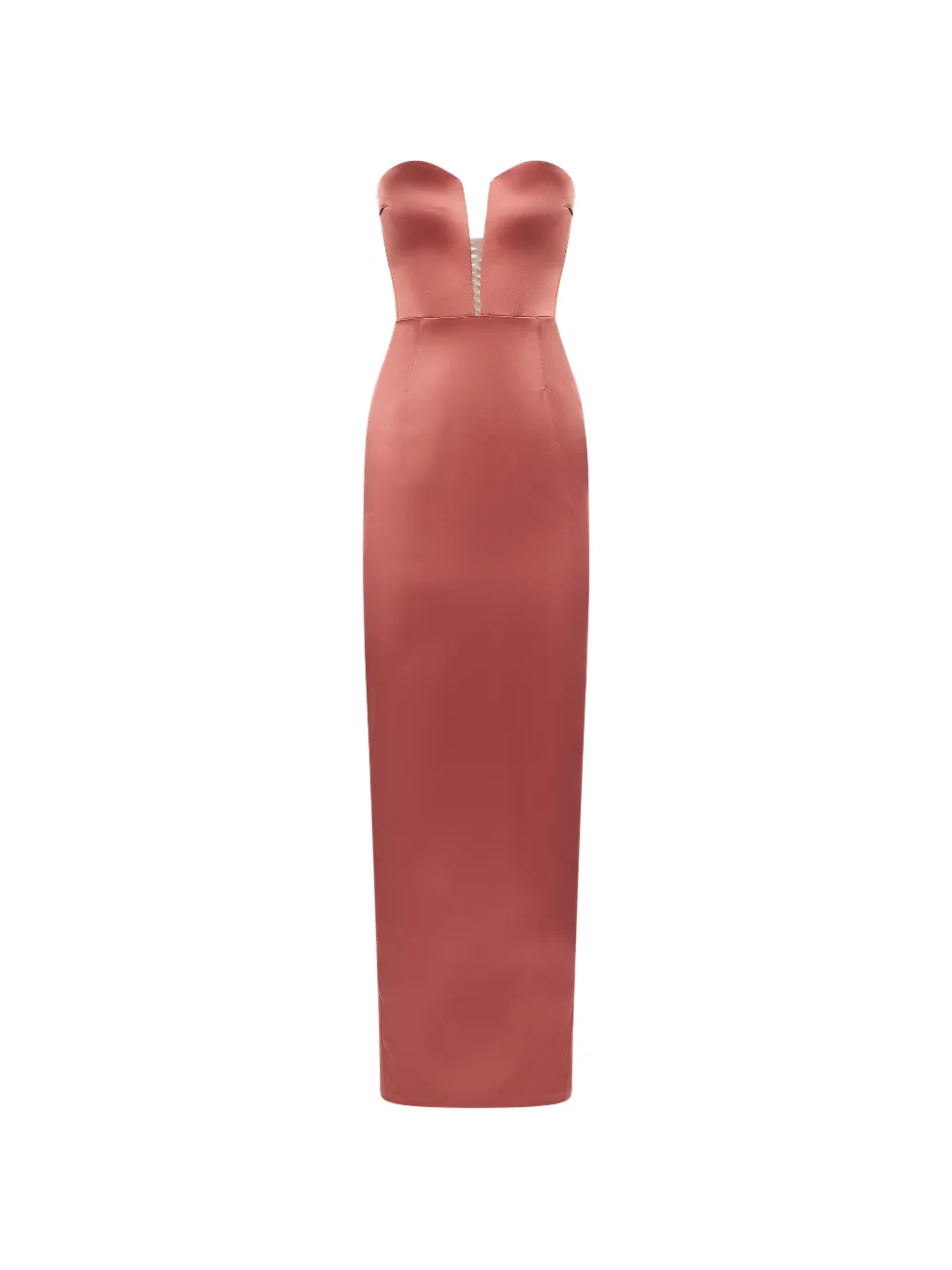 ARAFTU Strapless jurk Bruin