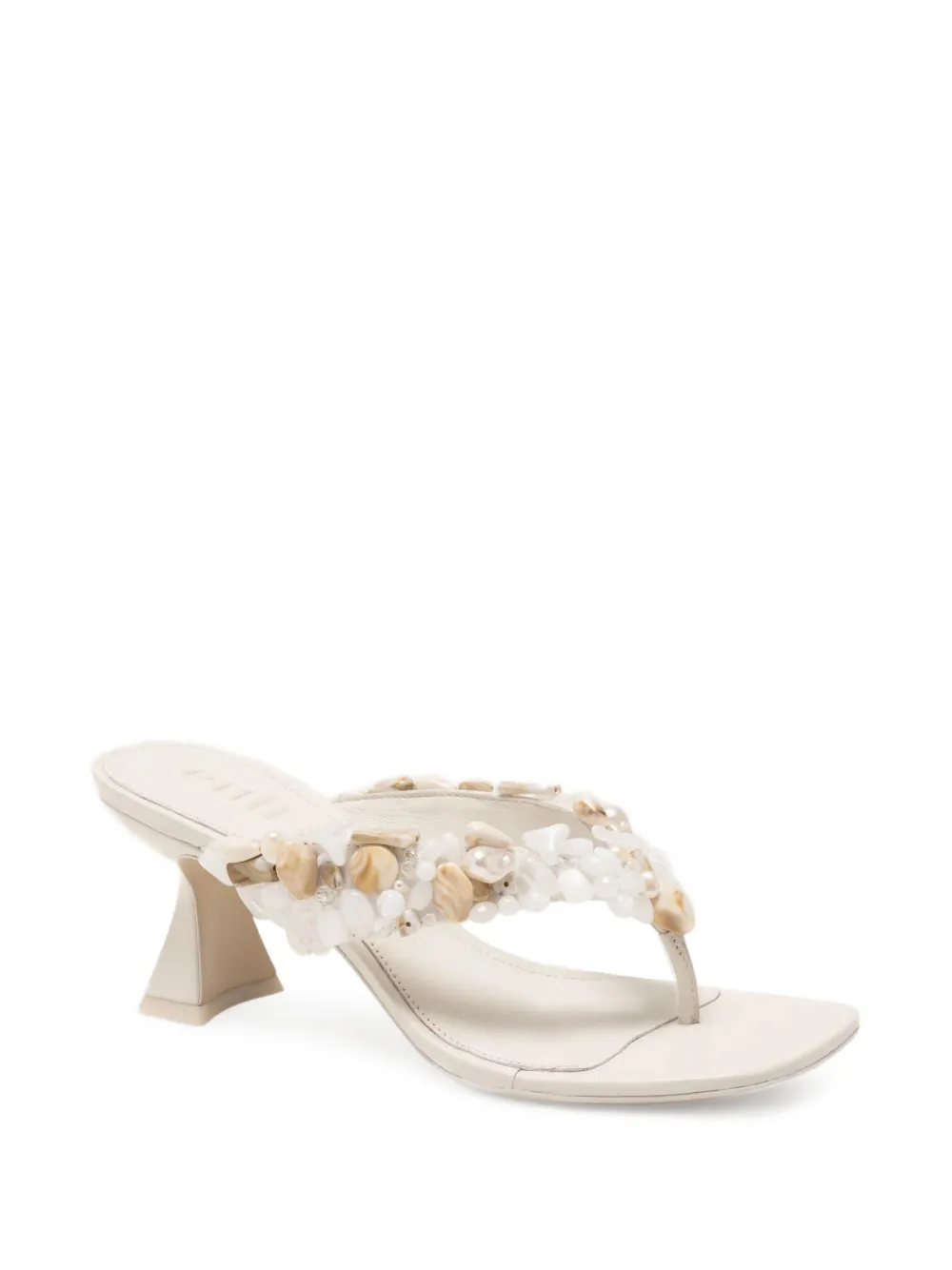 Cult Gaia Abi sandals Wit