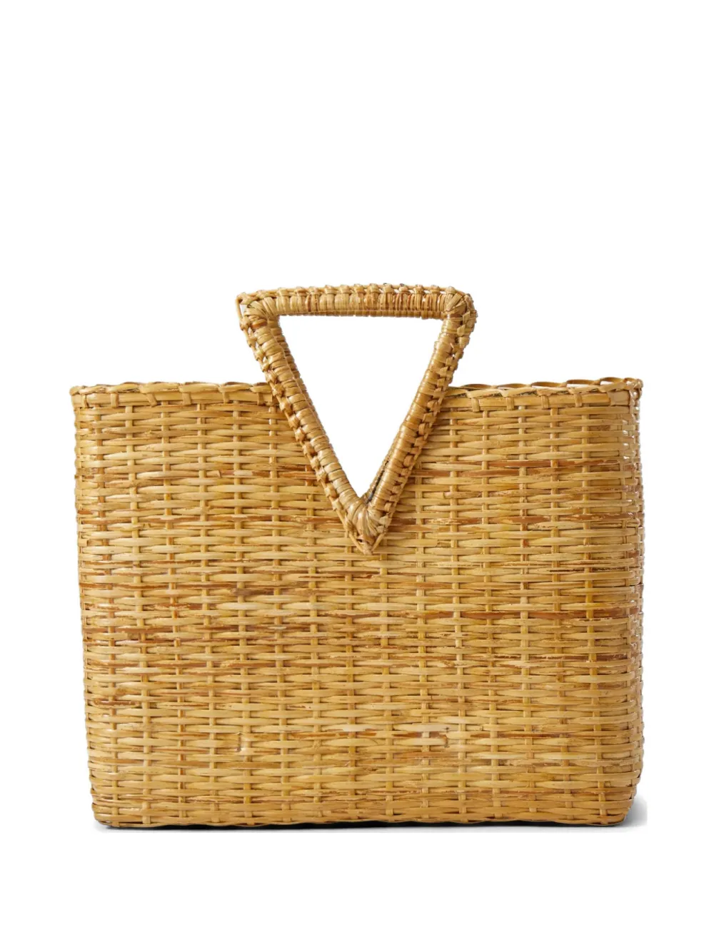 Veronica Beard Vesper woven-design basket-style tote bag - Toni neutri