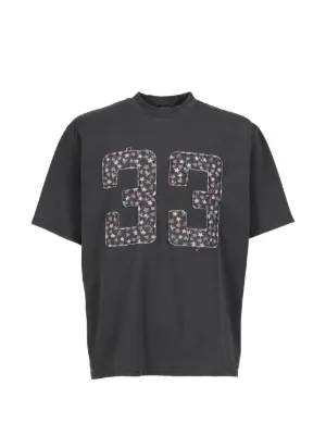 SAINT MXXXXXX x Kosuke Kawamura graphic-print T-shirt | Black