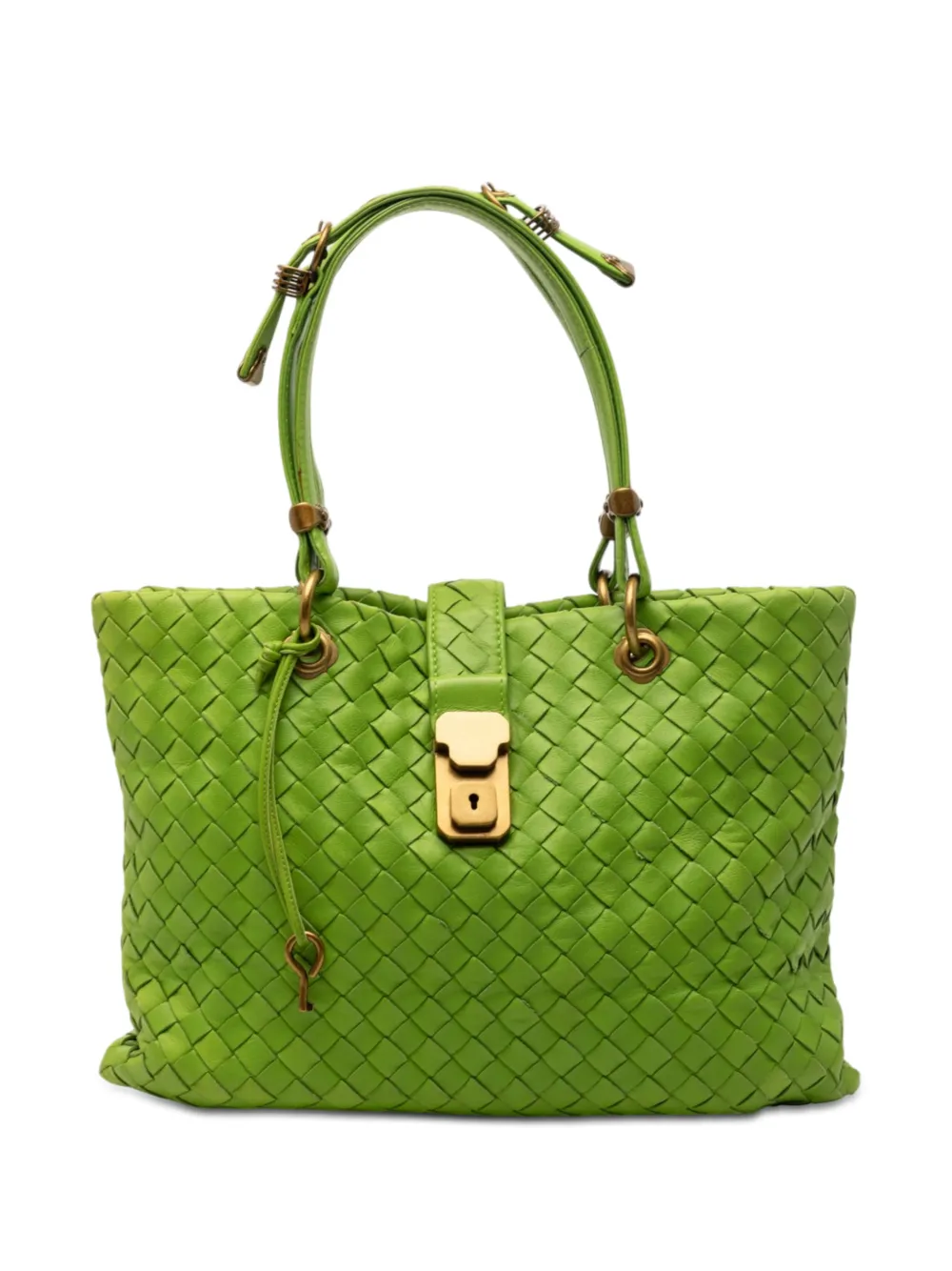 Bottega Veneta Pre-Owned 2007-2011 Small Nappa Intrecciato Capri tote bag - Verde