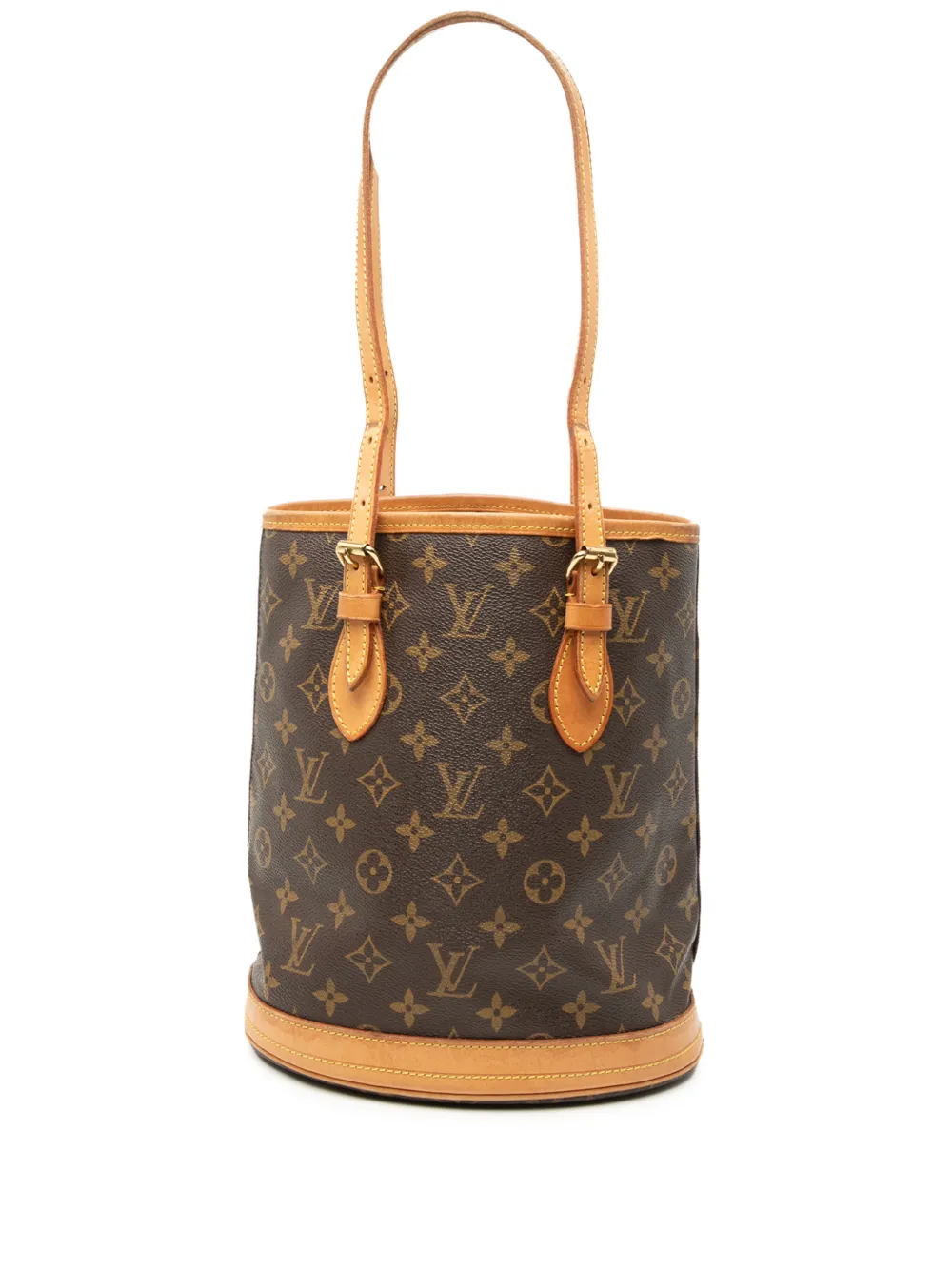 Louis Vuitton Pre-Owned 2001 Monogram Petit bucket bag - Braun