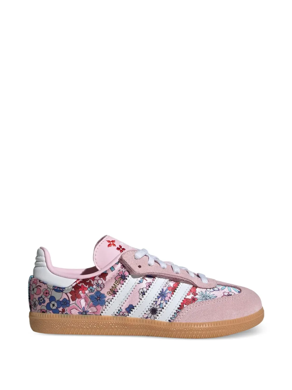 adidas Kids Samba OG Liberty London floral-print sneakers - Rosa