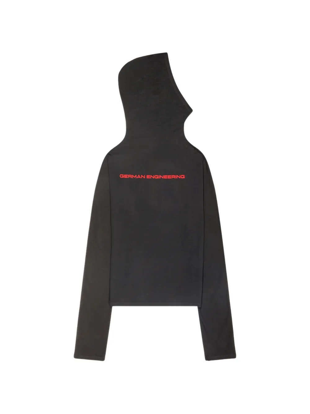 PROTOTYPES German Engineering twisted hoodie - Nero