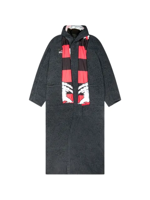 PROTOTYPES floral-jacquard terrycloth coat