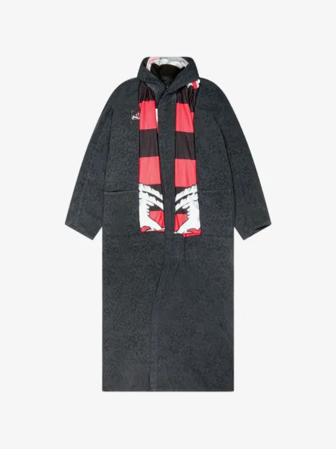 PROTOTYPES floral-jacquard terrycloth coat