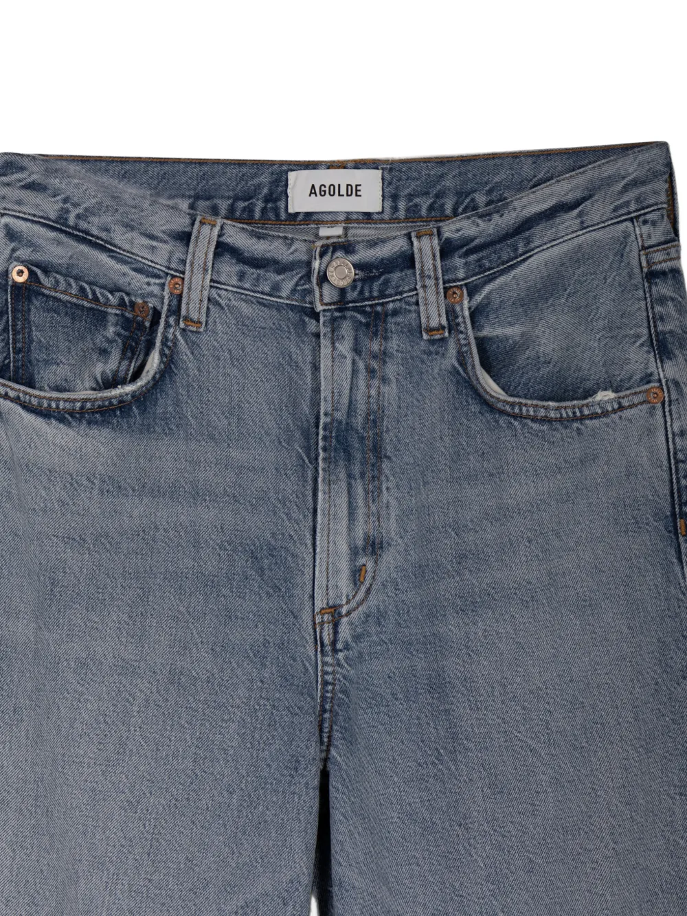  Agolde Vaqueros Low Curve - Azul 