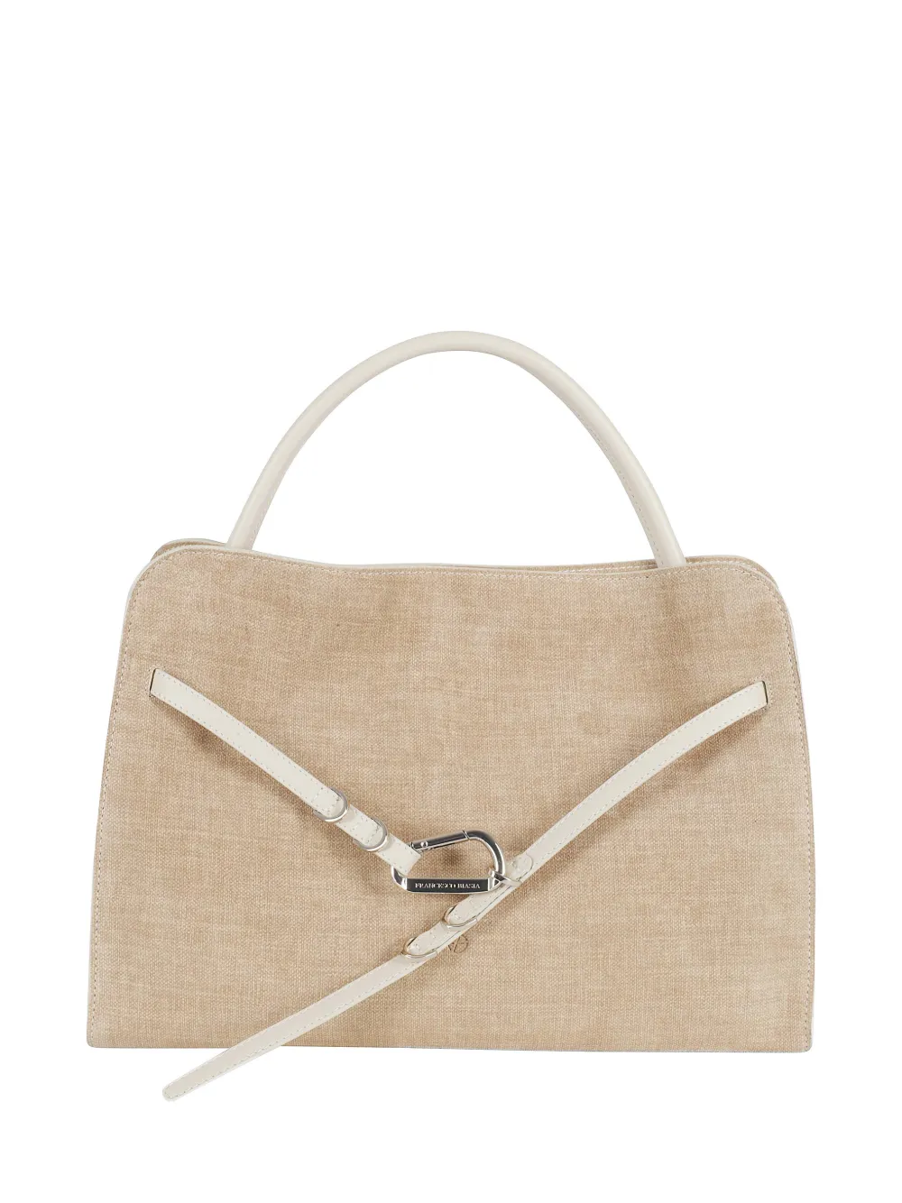 BIASIA Iconic Always On tweed-print shoulder bag - Toni neutri