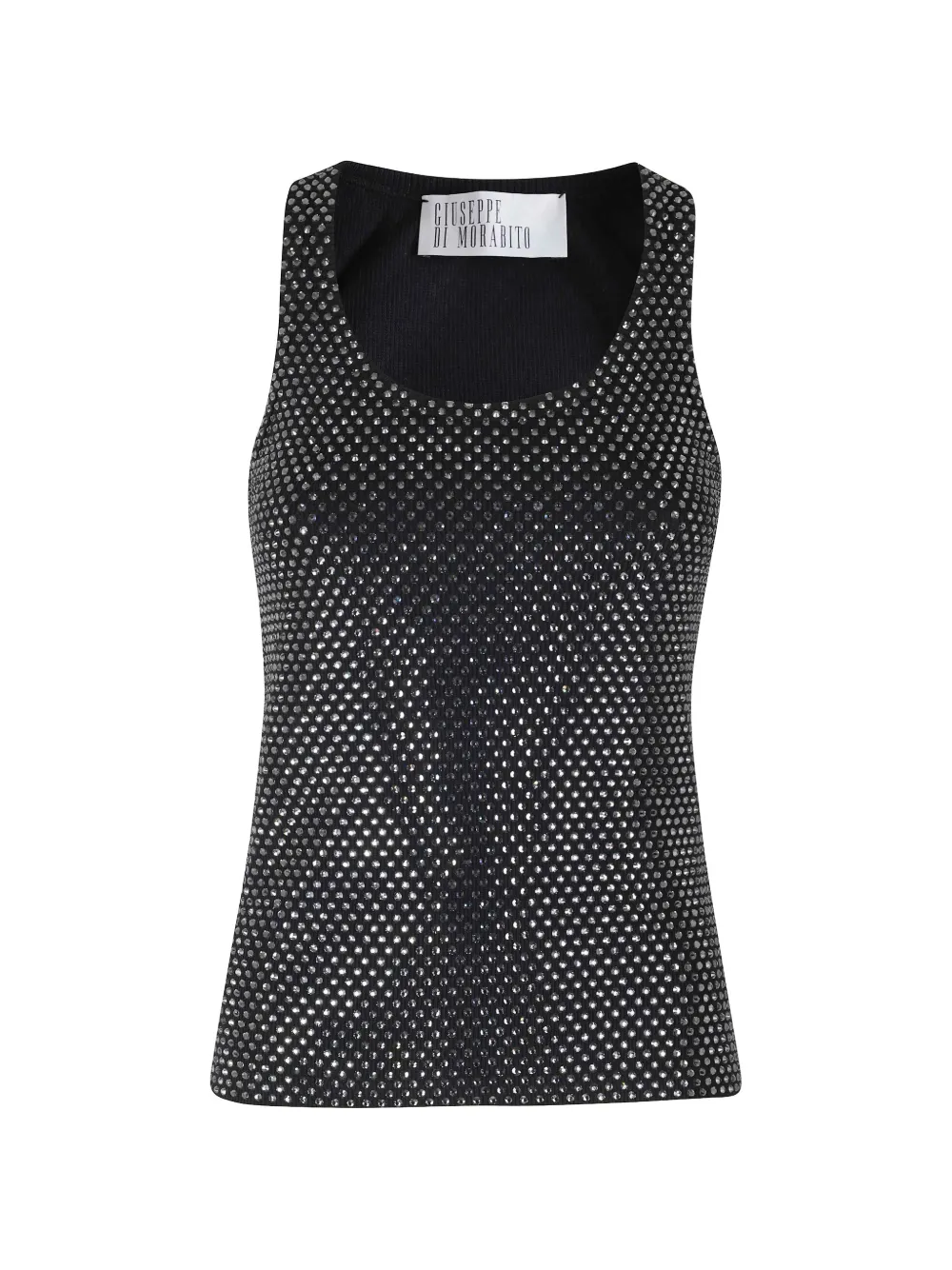 Giuseppe Di Morabito rhinestone-embellished tank top - Nero