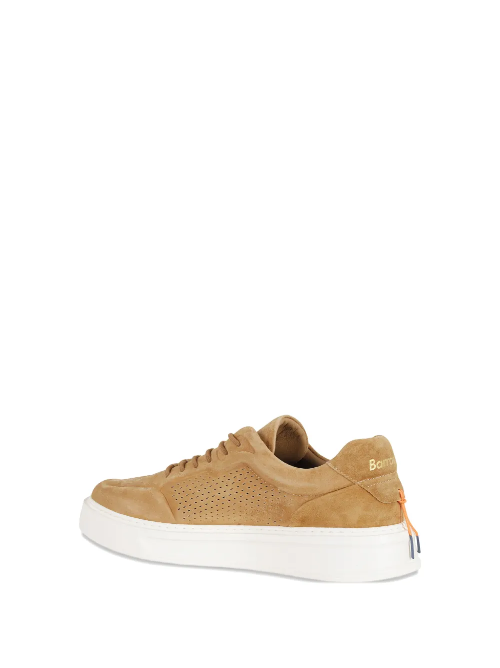 Barracuda Phoenix perforated suede sneakers Beige