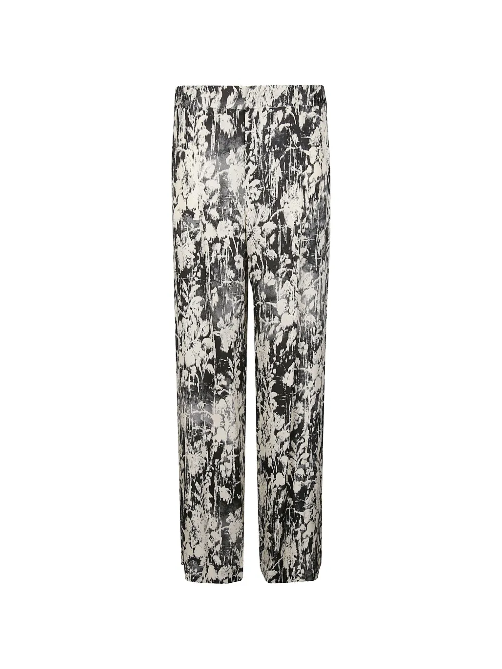 PT Torino floral-print wide-leg trousers - Nero