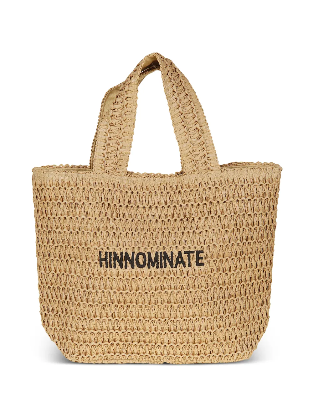 HINNOMINATE Borsa tote con logo - Toni neutri
