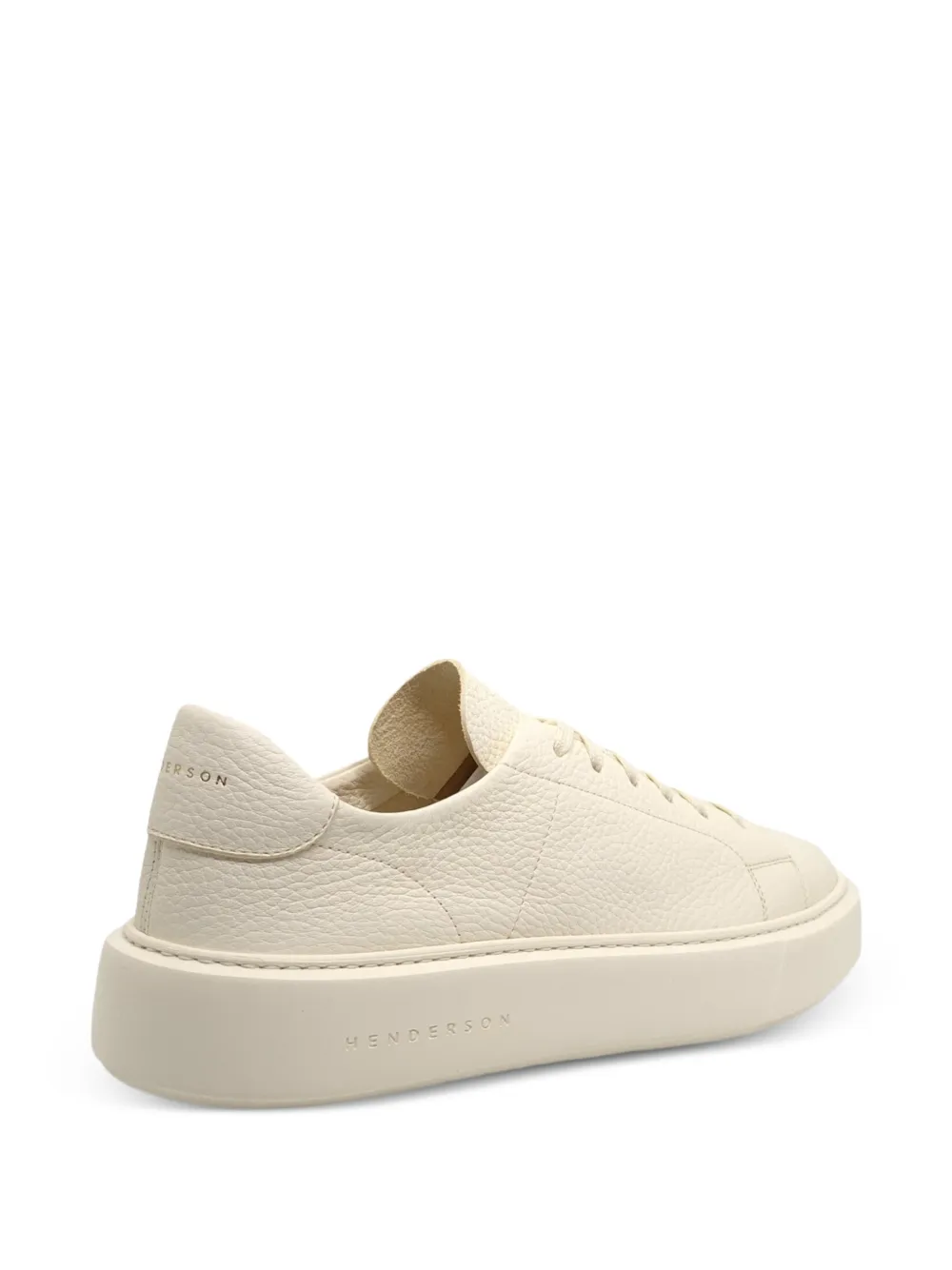 Henderson Baracco Chronos pebbled-leather sneakers Wit