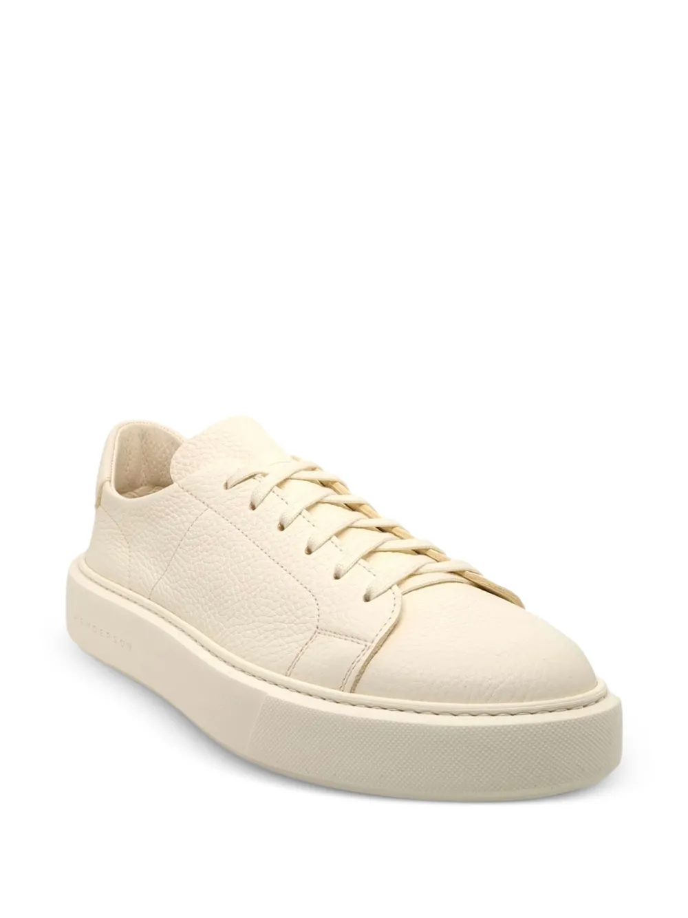 Henderson Baracco Chronos pebbled-leather sneakers Wit