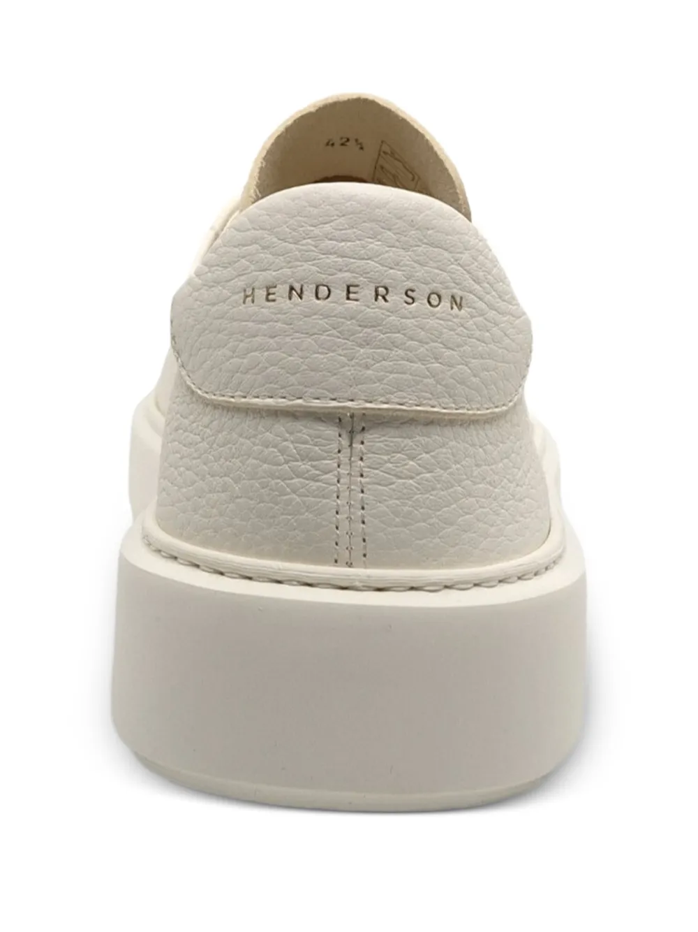 Henderson Baracco Chronos pebbled-leather sneakers Wit