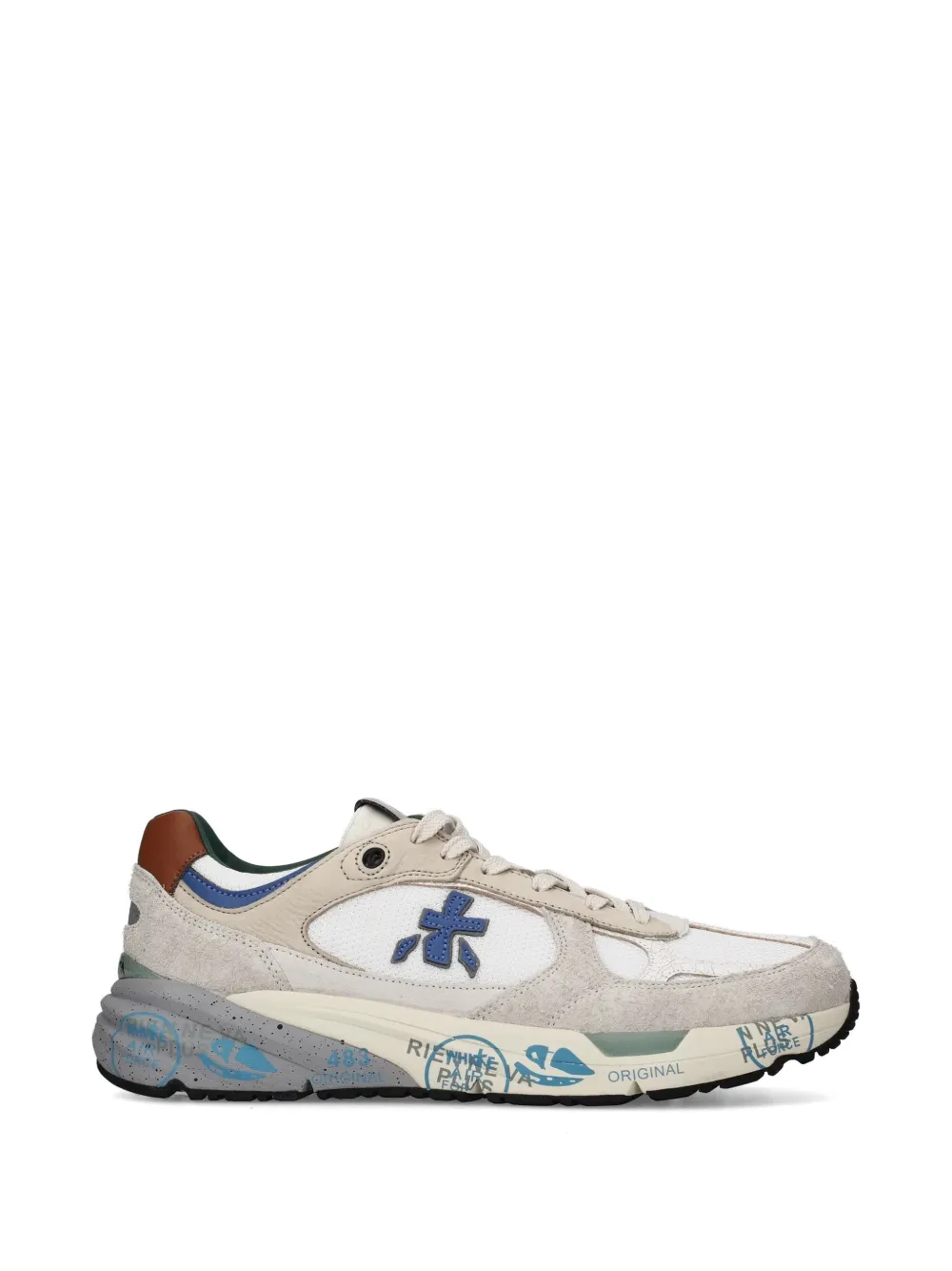 Premiata Mase panelled sneakers - Bianco
