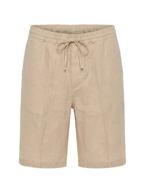 120% Lino drawstring linen shorts