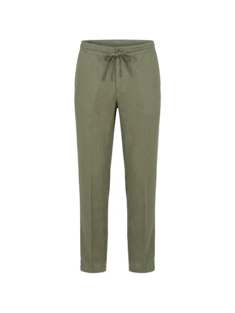 120% Lino drawstring-waist trousers