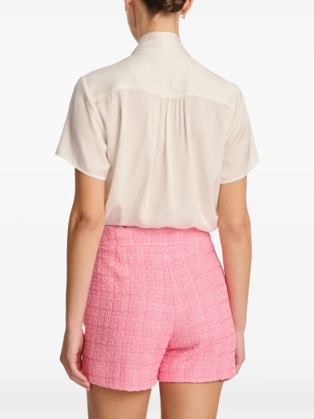 WEILL PARIS Tweed shorts Roze