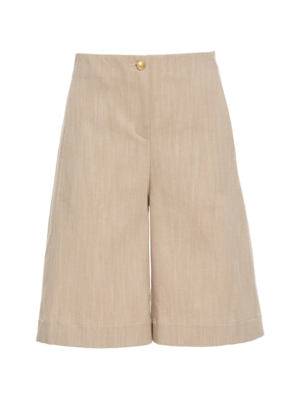 WEILL PARIS denim bermuda shorts - Neutrals