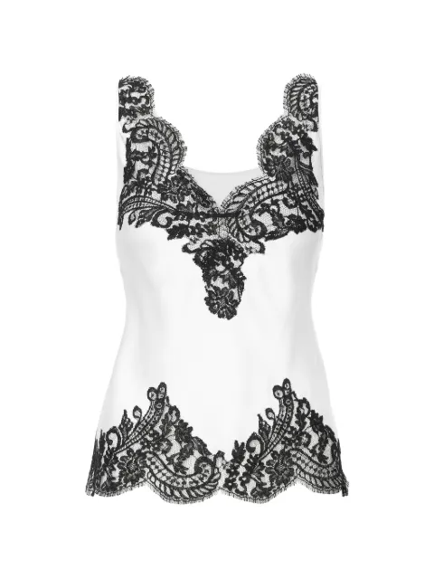 IL VOLO lace-trim top