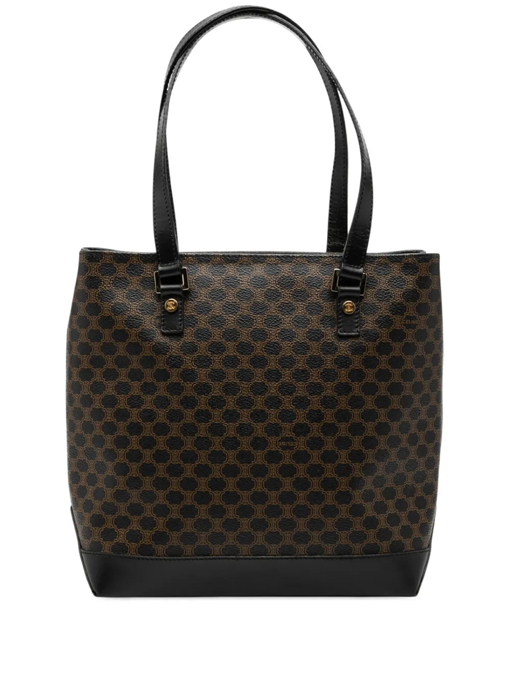 Celine Pre-Owned 20th Century Macadam Coated Canvas tote bag - Marrone