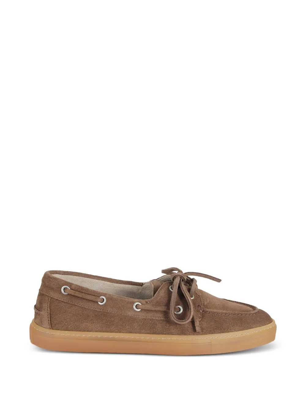 Copenhagen Studios suede lace-up loafers - Marrone