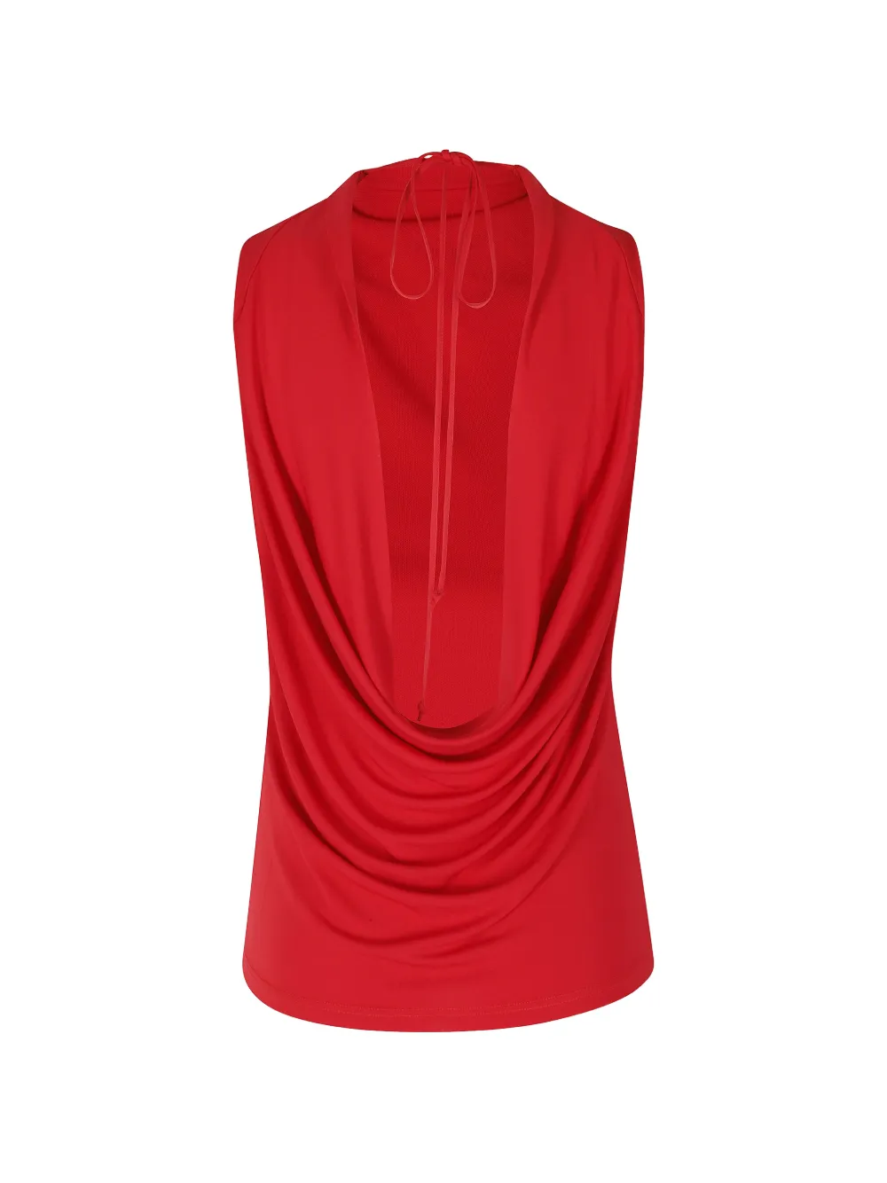 Semicouture sleeveless top - Rosso