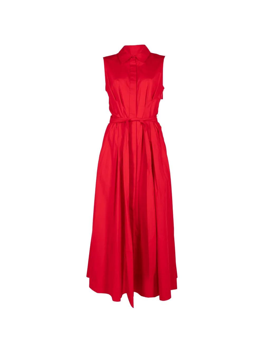 Simkhai Genny sleeveless belted maxi dress - Rosso