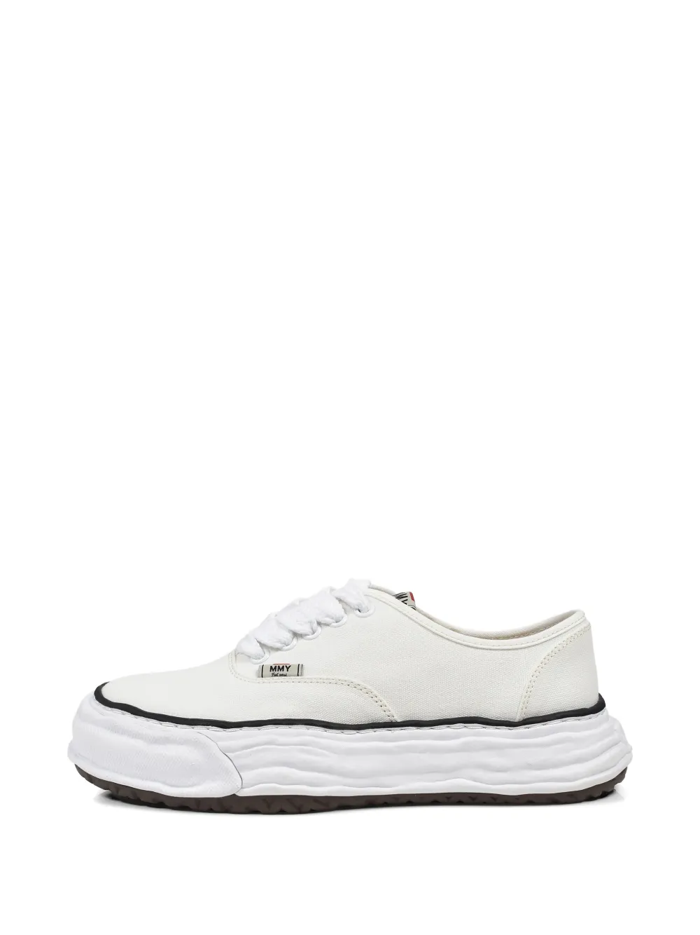 Maison MIHARA YASUHIRO Baker OG sole canvas low-top sneakers Wit