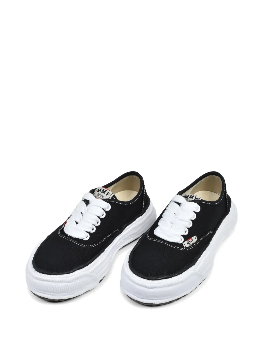 Maison MIHARA YASUHIRO Baker OG sole canvas low-top sneakers Zwart