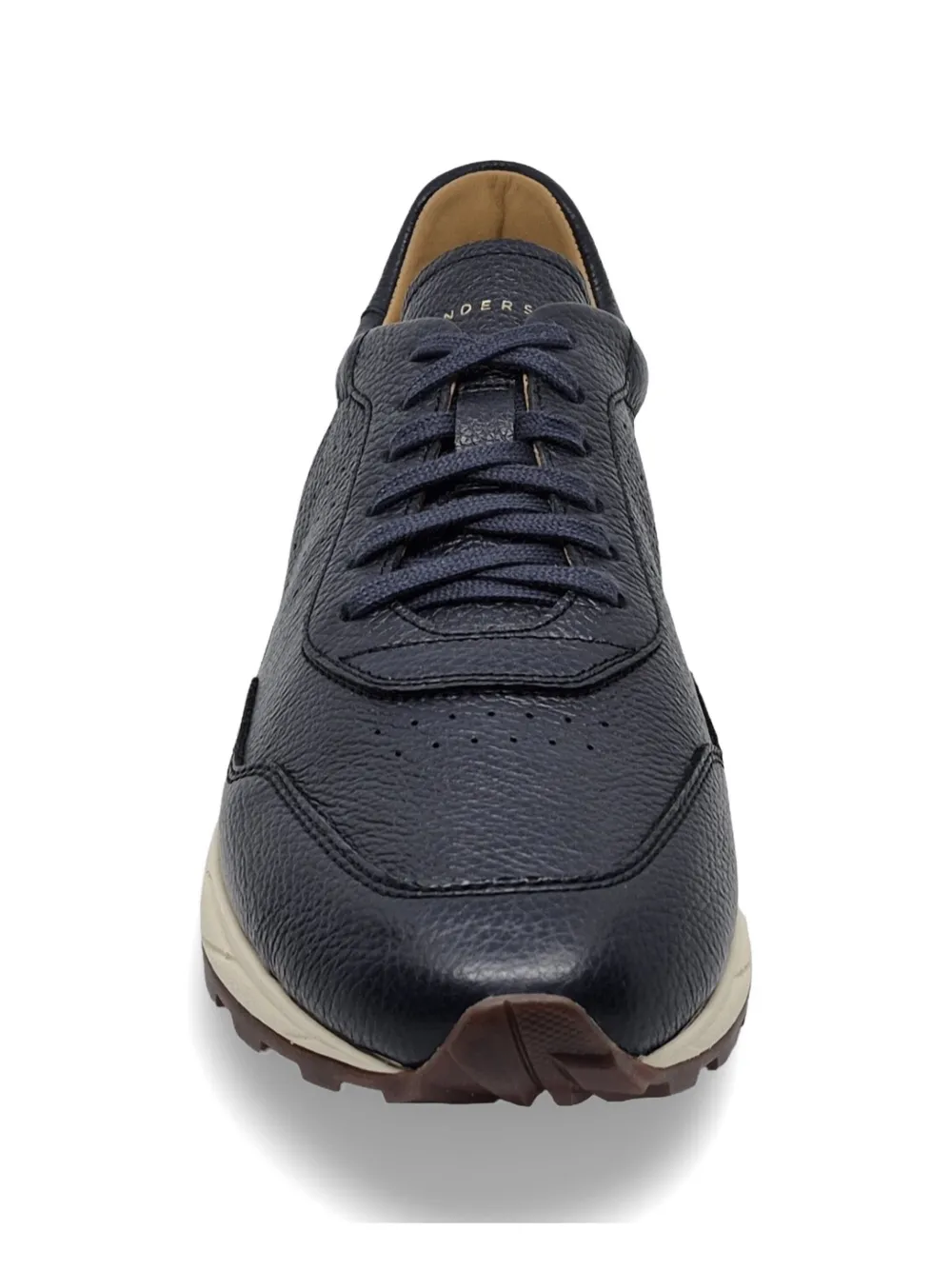 Henderson Baracco pebbled-leather sneakers Blauw