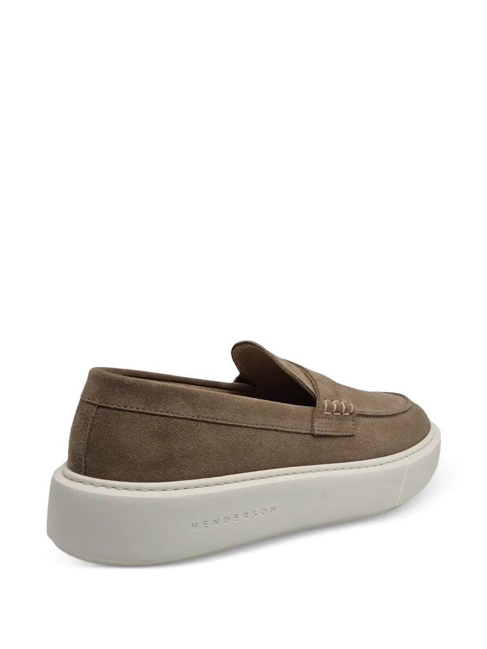 Henderson Baracco suede slip-on loafers Bruin
