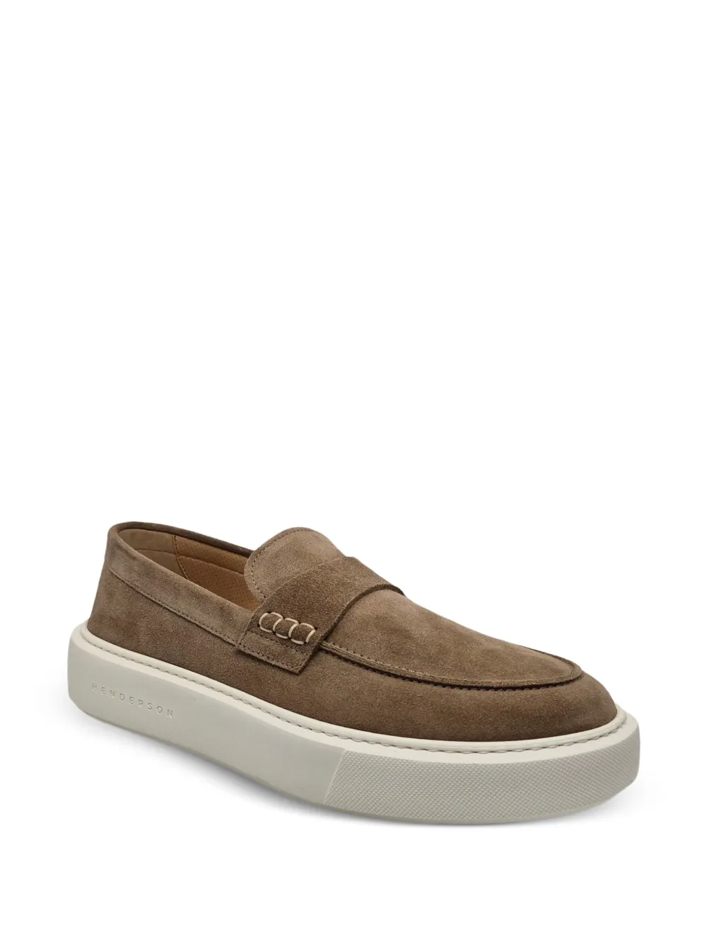 Henderson Baracco suede slip-on loafers Bruin