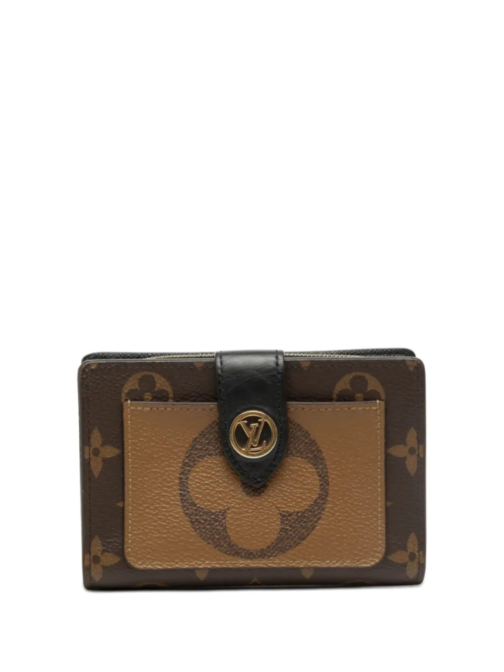 Louis Vuitton Pre-Owned 2020 Monogram Giant Reverse Juliette Wallet small wallets - Braun