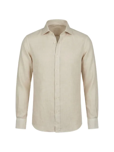 120% Lino long-sleeve linen shirt