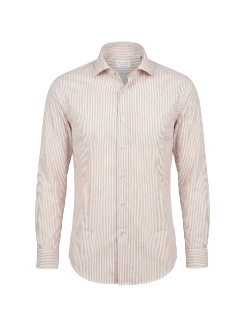 Xacus striped long-sleeve shirt