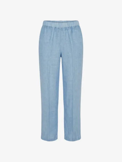 120% Lino elasticated linen trousers
