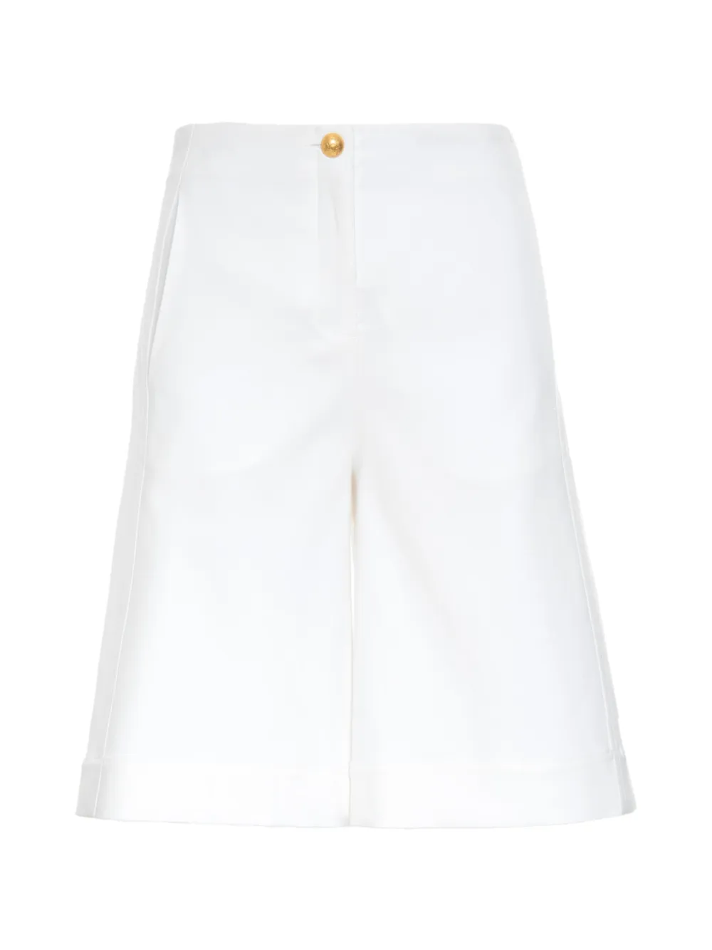 WEILL PARIS high-waisted bermuda shorts - Bianco