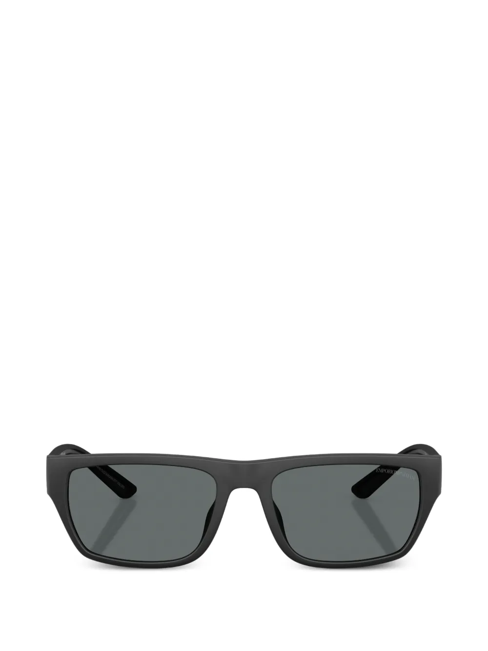 Emporio Armani rectangle-frame sunglasses - Nero