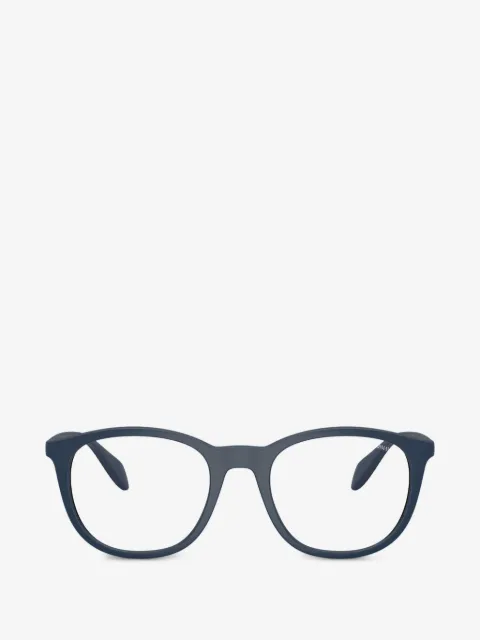 Emporio Armani lentes con armazón redonda