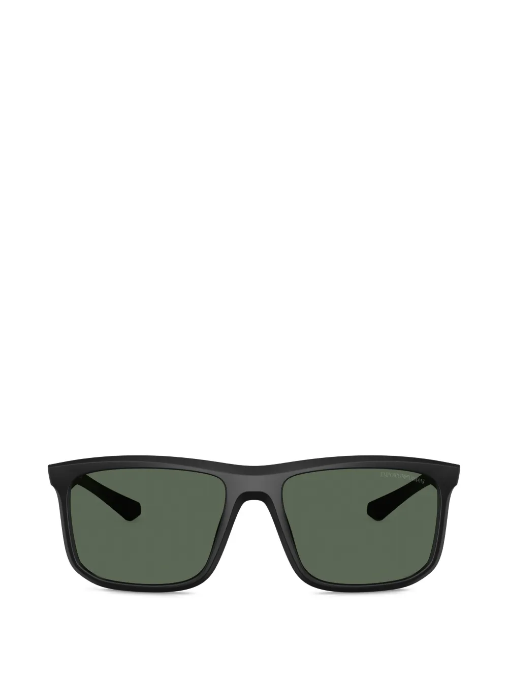 Emporio Armani rectangle-frame sunglasses - Nero