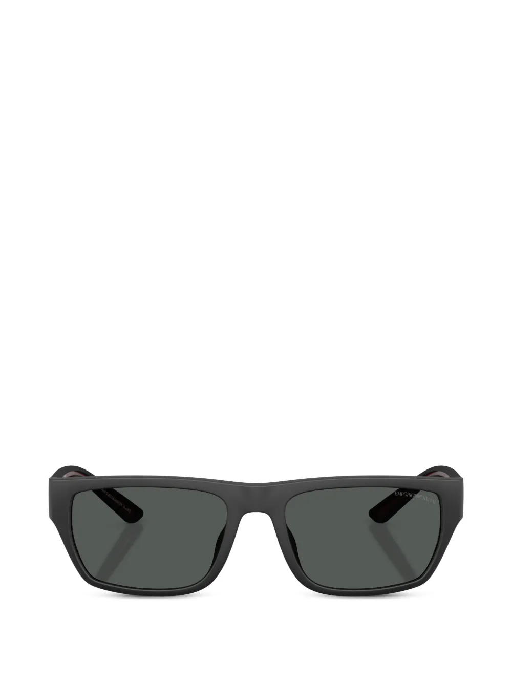 Emporio Armani rectangle-frame sunglasses - Nero