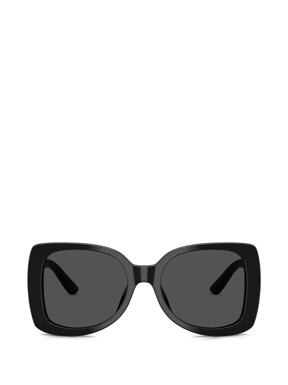 Dolce & Gabbana Eyewear Devotion rectangle-frame sunglasses - Nero
