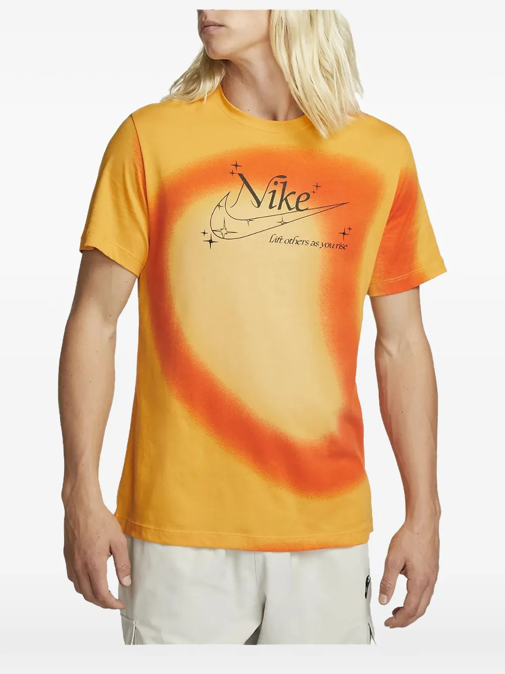 Nike graphic-print T-shirt - Gelb