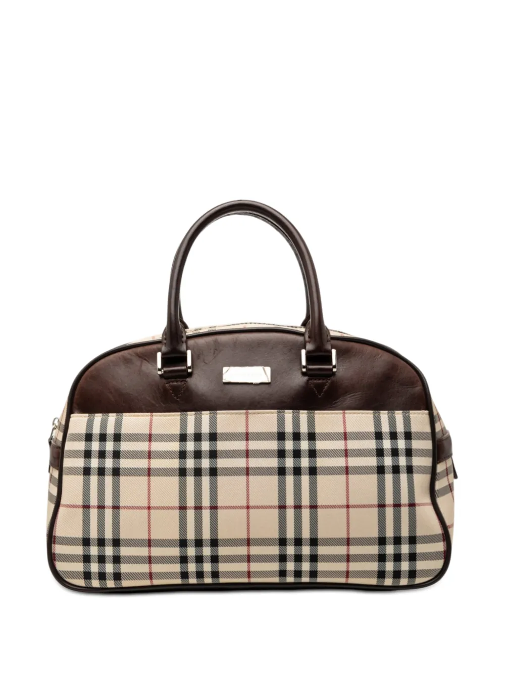 Burberry Pre-Owned 2000-2017 House Check Canvas handbag - Nude