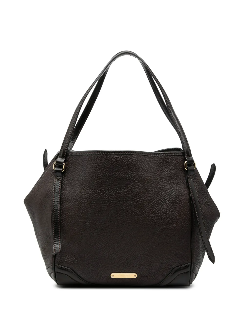 Burberry Pre-Owned 2000-2017 Small Grained Calfskin Canterbury tote bag - Marrone