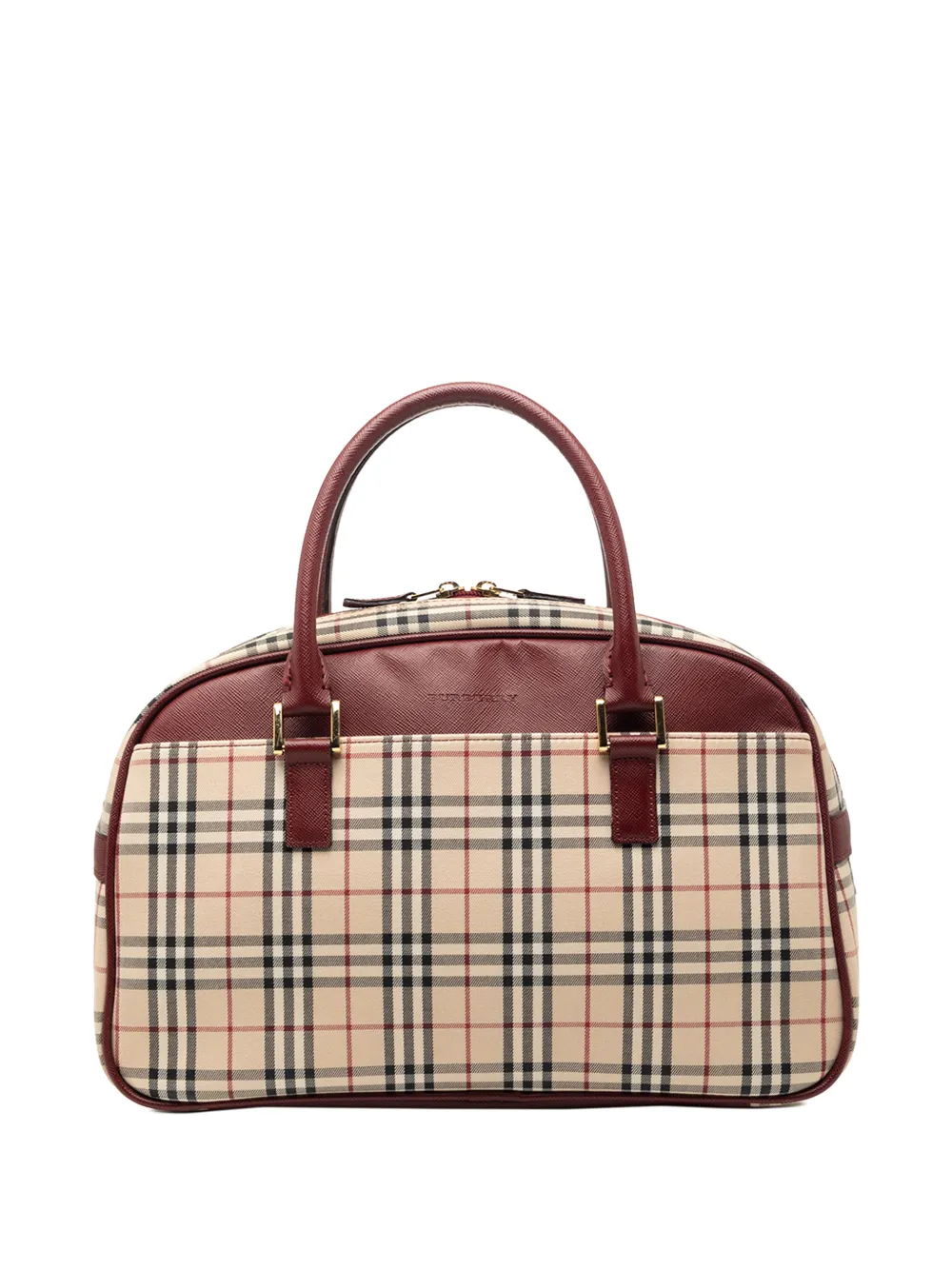 Burberry Pre-Owned 2000-2017 House Check Canvas handbag - Toni neutri